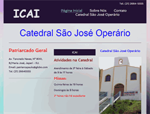Tablet Screenshot of igrejacatolicaindependente.com.br